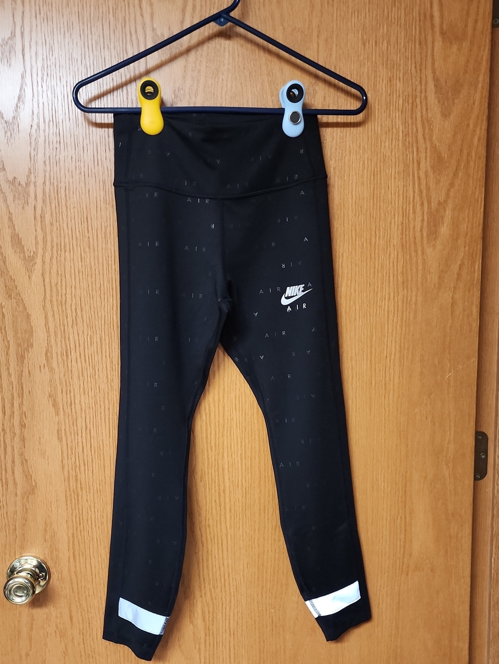 Nike Black 'Air' Logo Performance Leggings womens S number 1015